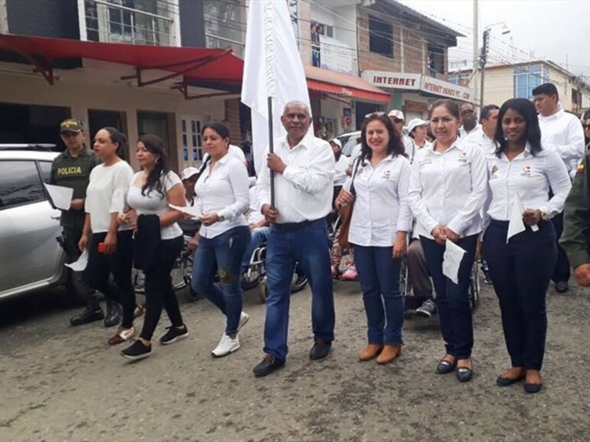 En Miranda, Cauca, marcharon para rechazar hechos violentos