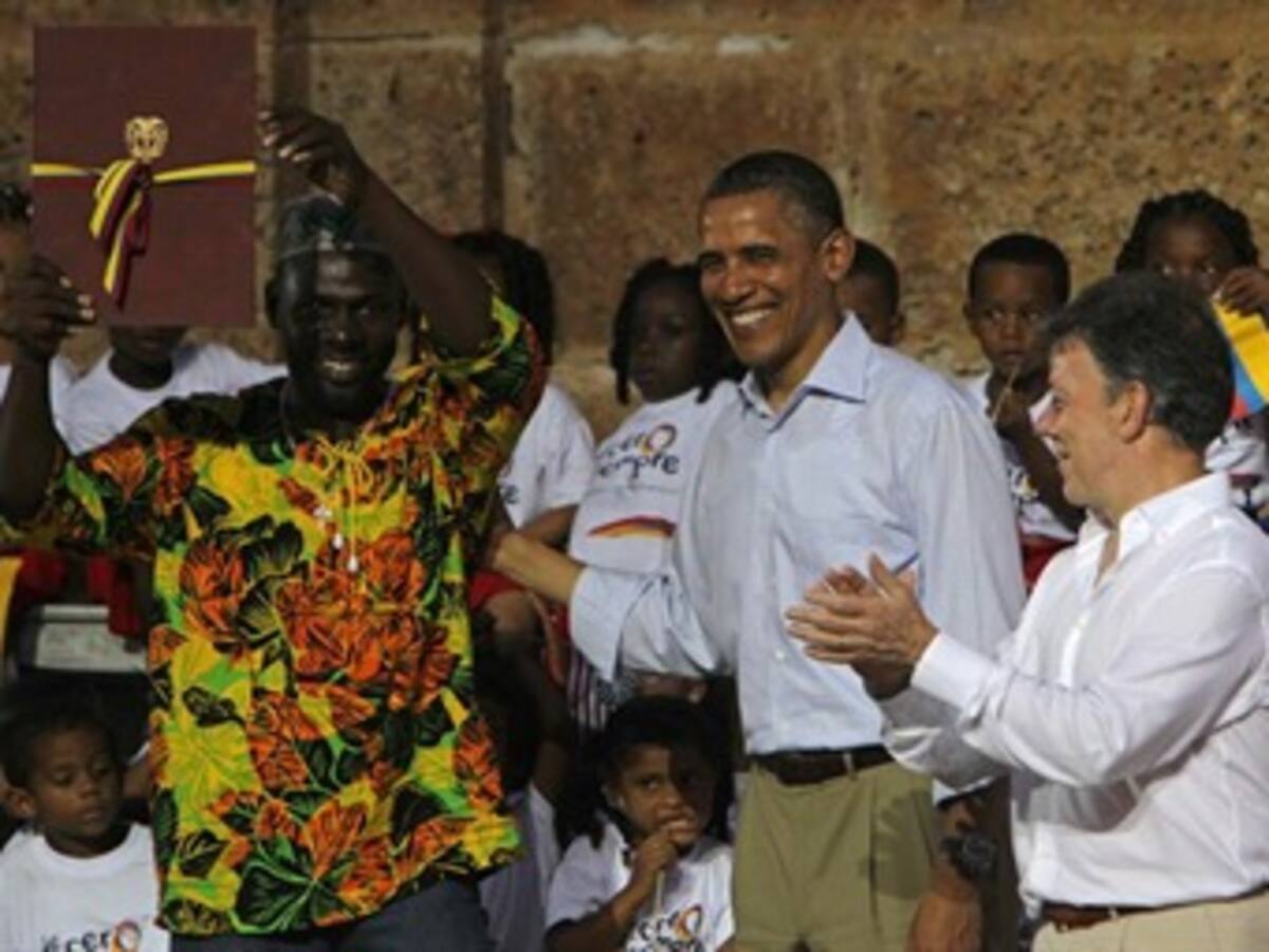 Barack Obama ofrece respaldo al programa de restitución de tierras