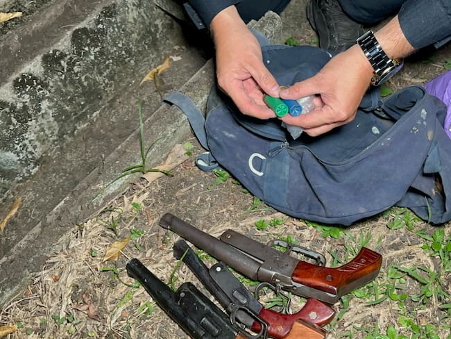 Así son las armas de la delincuencia en Bucaramanga