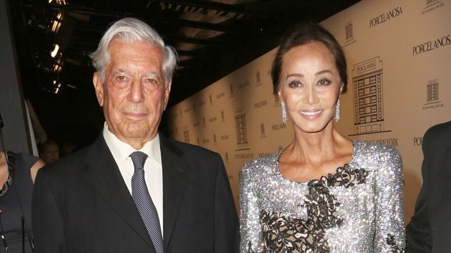 Isabel Preysler y el novelista Mario Vargas Llosa. Foto: Bang Media