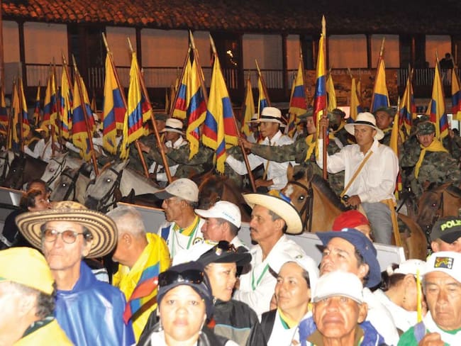 Caminantes de la Ruta Libertadora llegaron a Paipa, Boyacá
