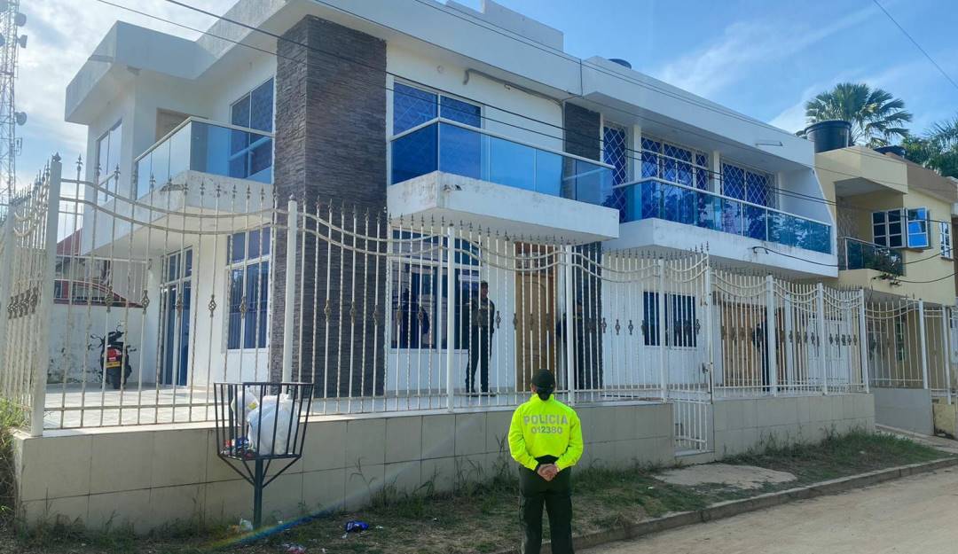 Uno de los bienes a extinción de dominio. Cortesía: Dijin de la Policía.