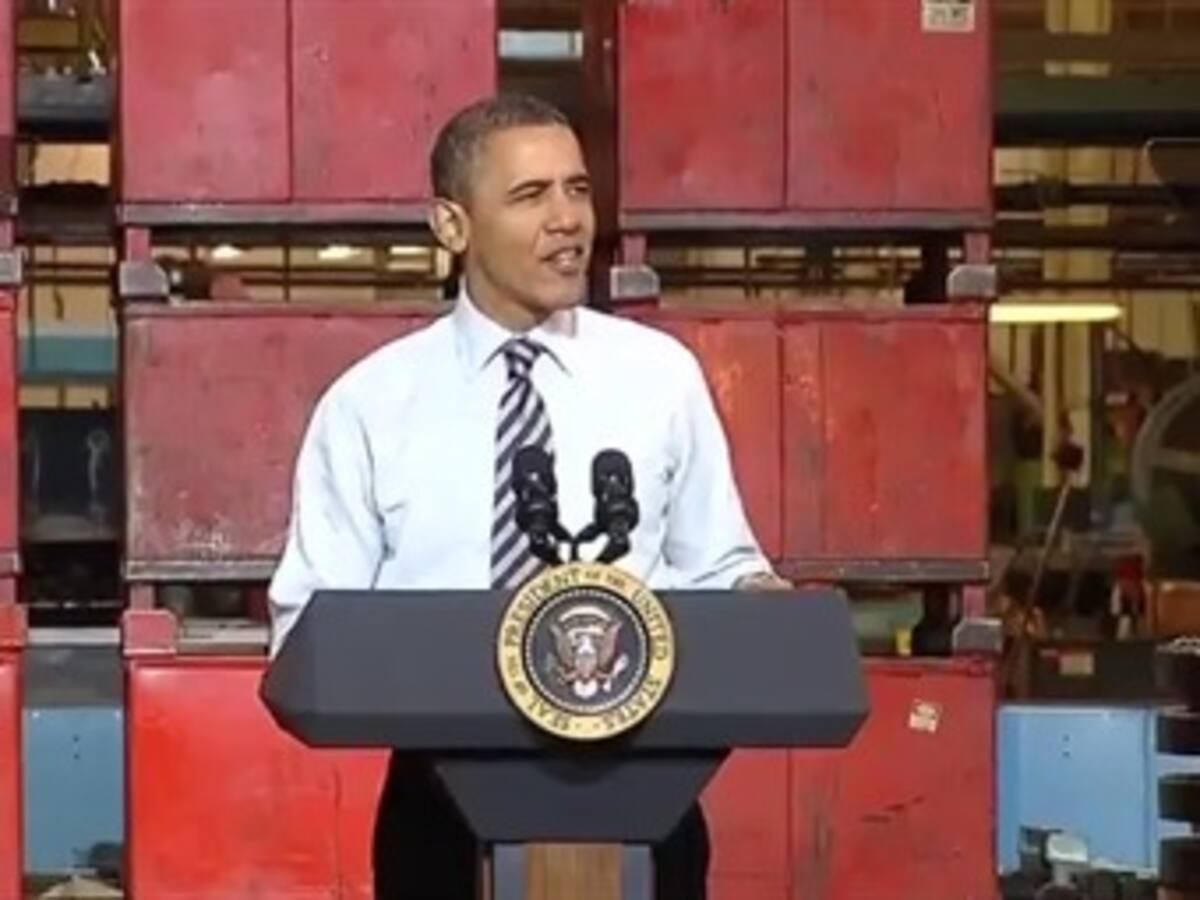 Obama promete futuro de energías renovables y menos dependencia del exterior