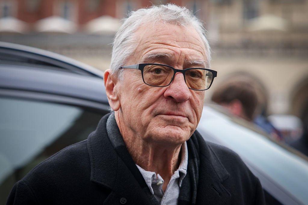 American actor Robert De Niro during a short visit at the Main Square in Krakow, Poland on November 9, 2025. An American actor is planning to launch a new hotel in the reconstructed building in Krakow under the Nobu brand, of which he is a co-owner. (Photo by Beata Zawrzel/NurPhoto via Getty Images)
