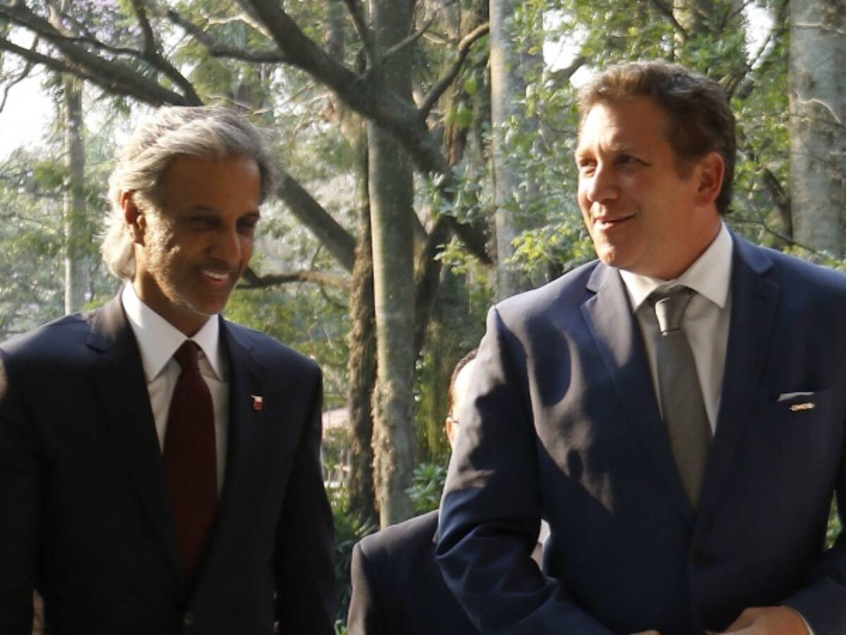 El presidente del fútbol de Catar visitó la Conmebol