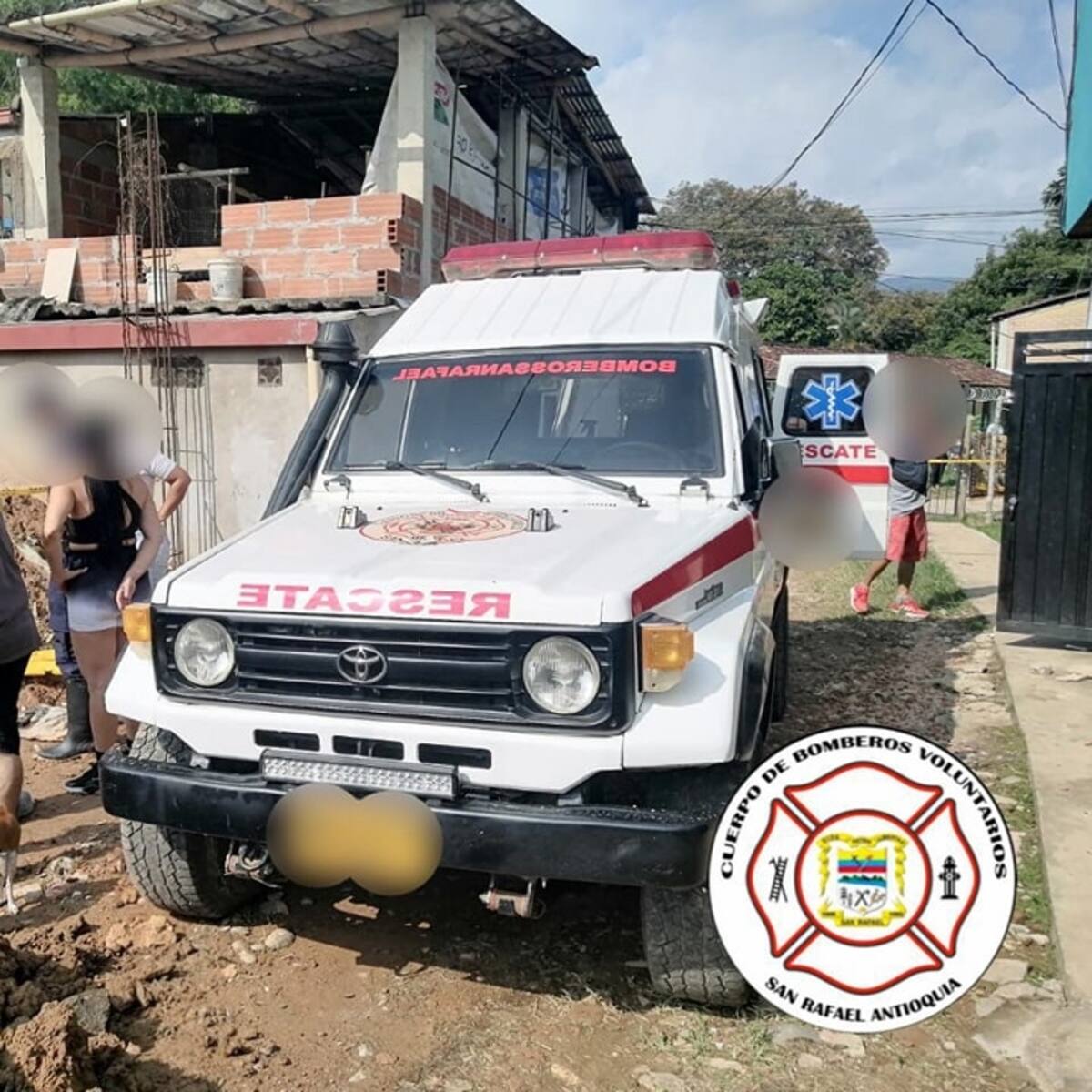 Un hombre murió por un movimiento en masa en una obra de San Rafael, Antioquia