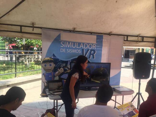 Simulador de sismos, busca generar conciencia en prevención de riesgo en Quindío