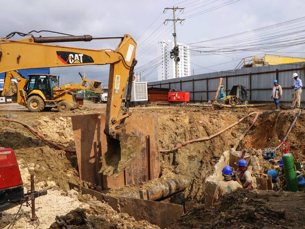 Nueva fuga obligó a suspender el restablecimiento de agua en el 40% de Cartagena