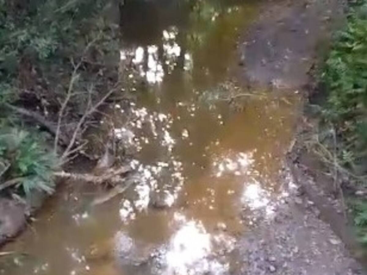 Se presenta derrama de petróleo en el municipio de Cimitarra