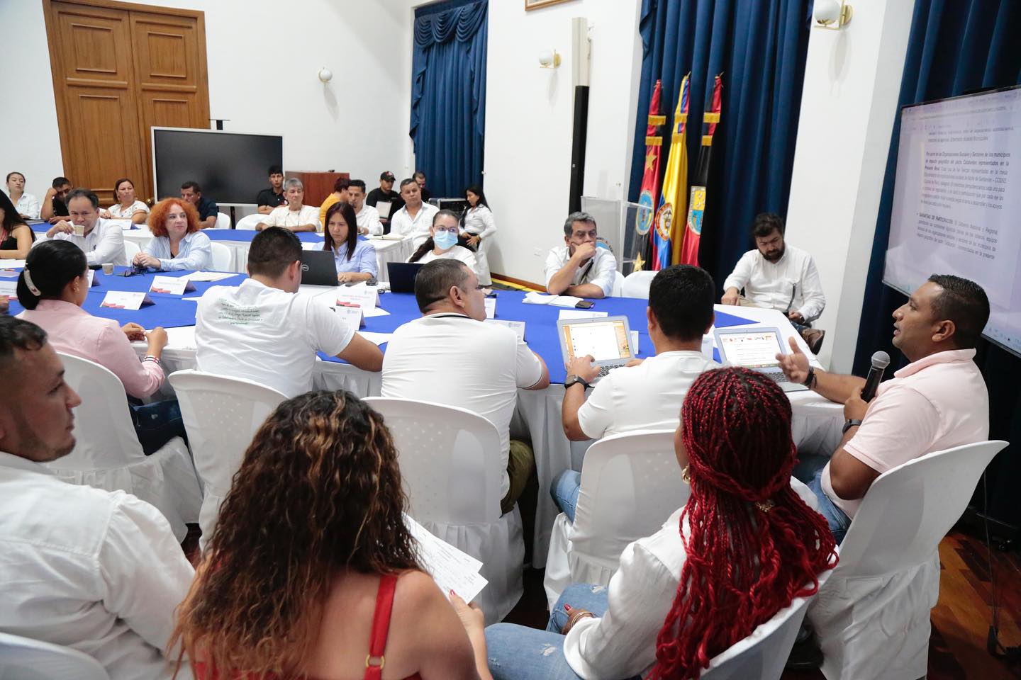 Campesinos del Catatumbo continúan en asamblea permanente. Foto: Gobernación de Norte de Santander.