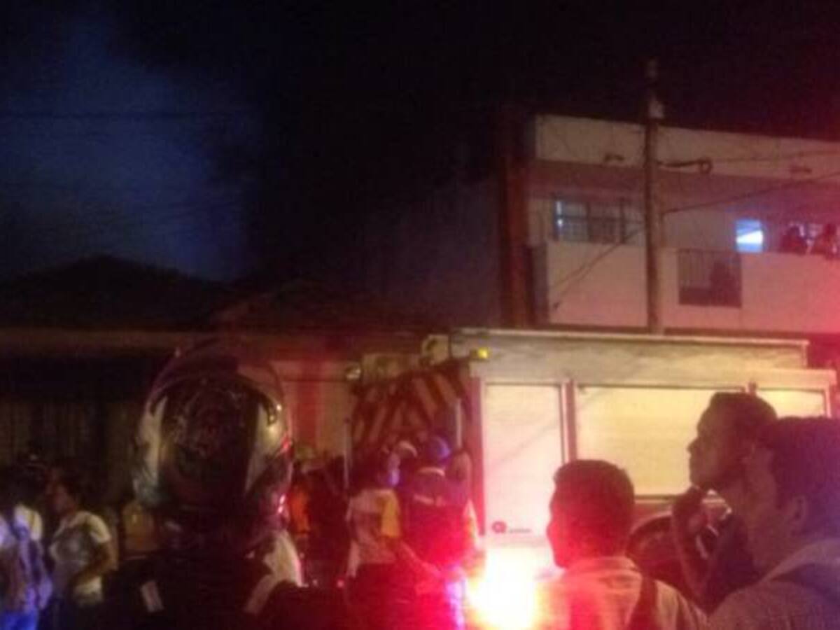 Sólo pérdidas materiales dejó un incendio en Barranquilla