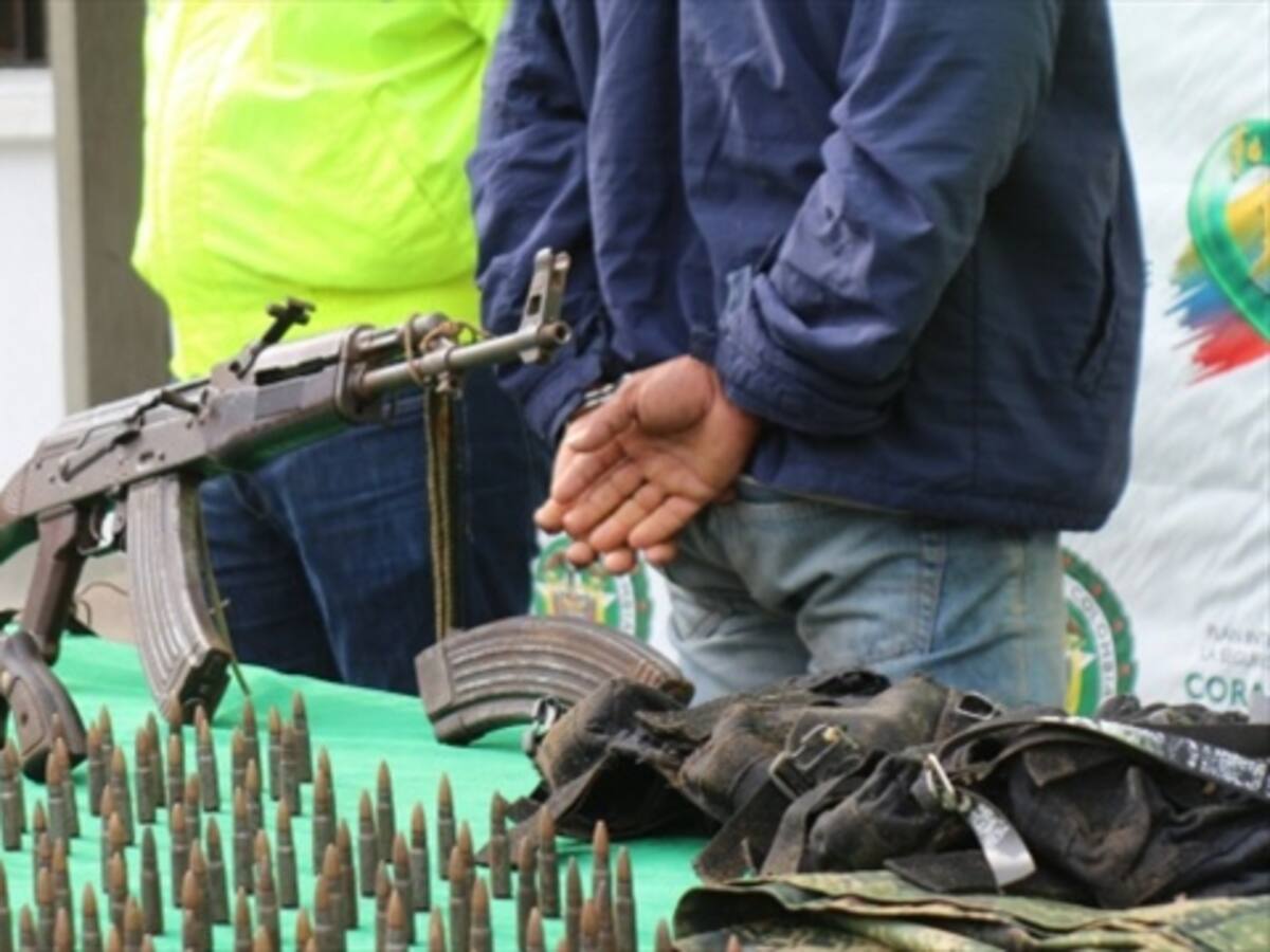 Policía de Caldas capturó a guerrillero del ELN