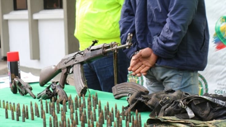 Policía de Caldas capturó a guerrillero del ELN