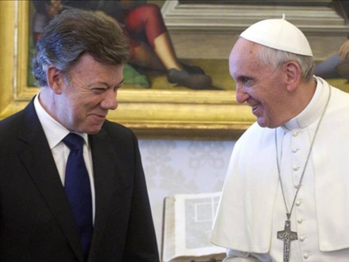 Santos sostendrá encuentro con el Papa el 14 de junio