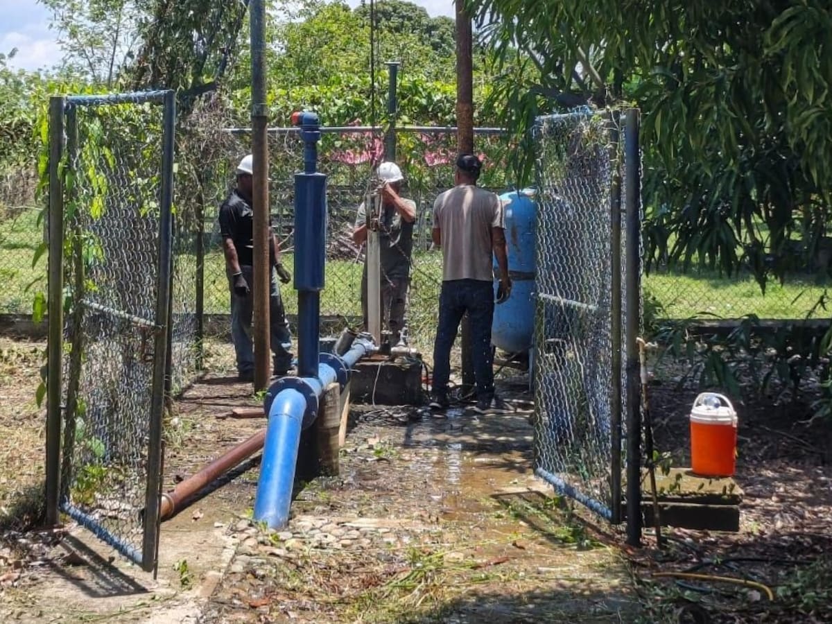 Avanzan los trabajos para restablecer el servicio de agua en Palenque