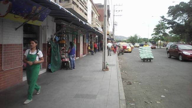 Avenida sexta centro de Cúcuta