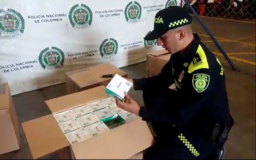 Mercancía de contrabando en Barranquilla./ Foto: Policía Fiscal y Aduanera