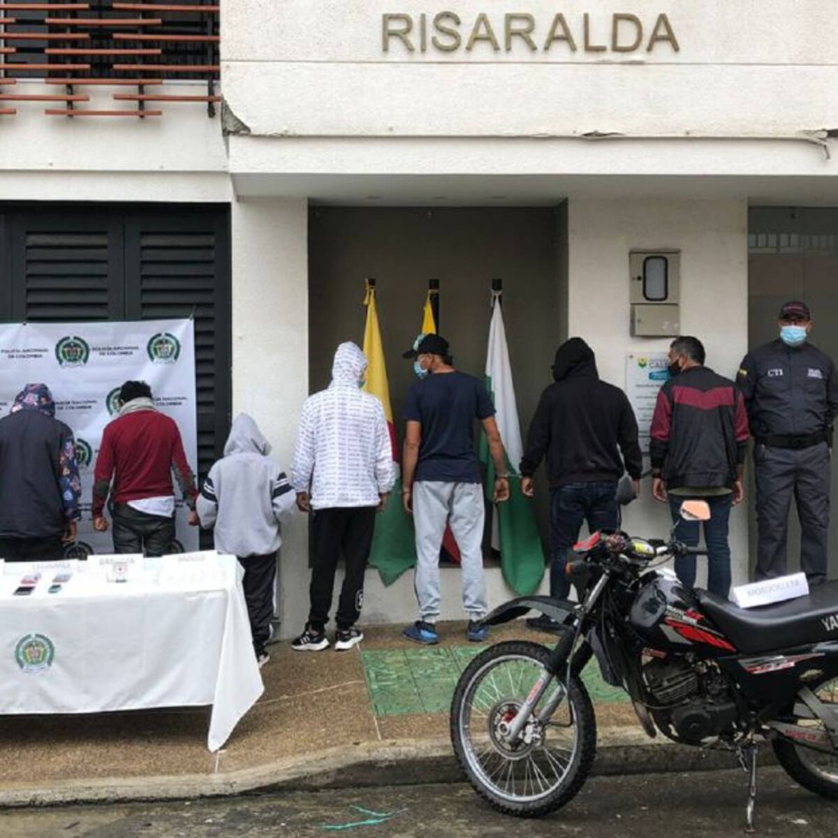 En medio de la operación La Colina fueron capturadas 8 personas en Caldas