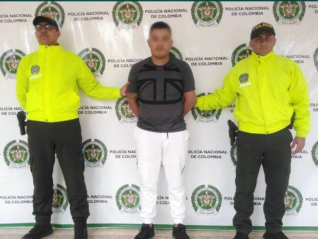 Agredía física y verbalmente a su excompañera sentimental. Foto policía Neiva.