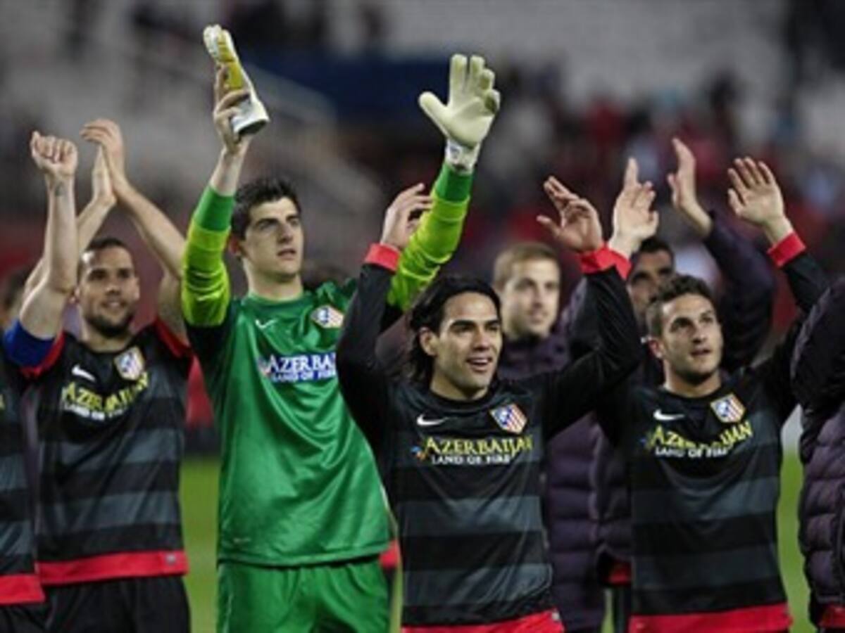 Con gol de Falcao, Atlético de Madrid empató con Sevilla y avanzó a la final