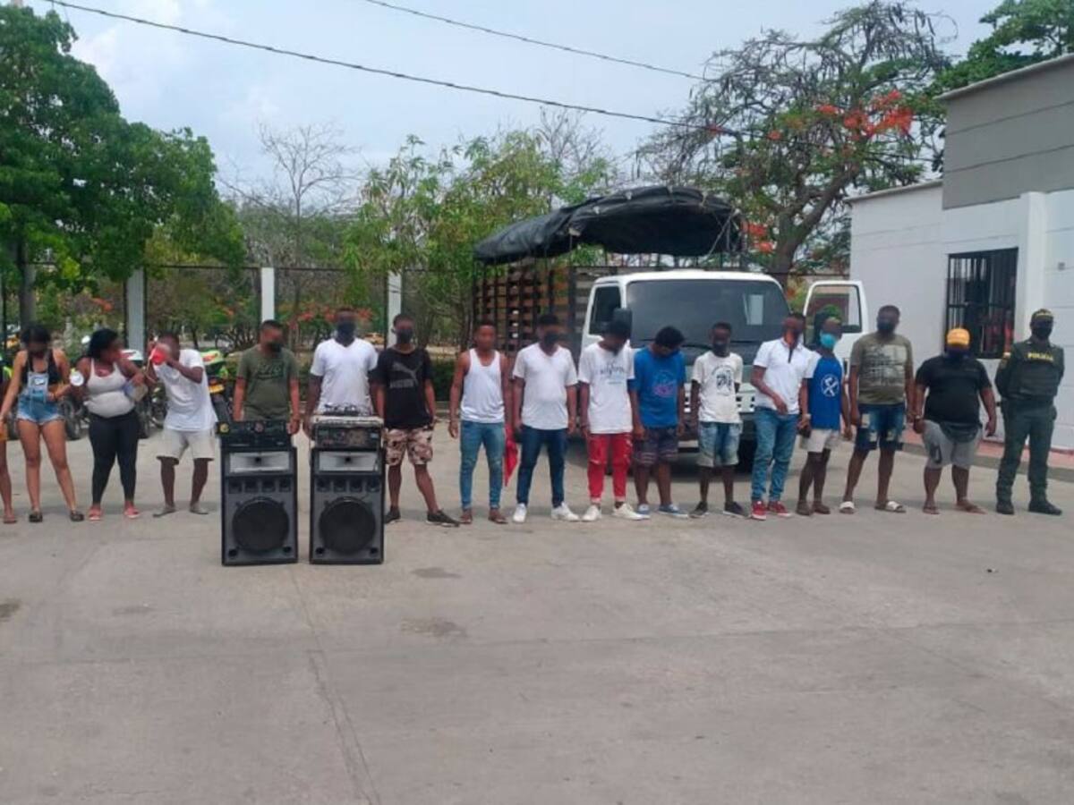 Capturadas 18 personas que estaban en una fiesta clandestina en Cartagena