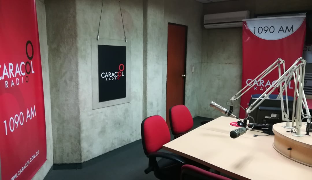 Cabina Caracol Radio Cúcuta