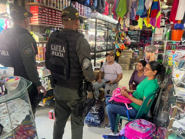 Gaula de la policía Nacional en Bolívar, realiza campaña para prevenir el "falso servicio"