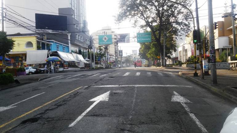 El reparcheo se hará en la zona más afectada de la parte baja de la circunvalar.