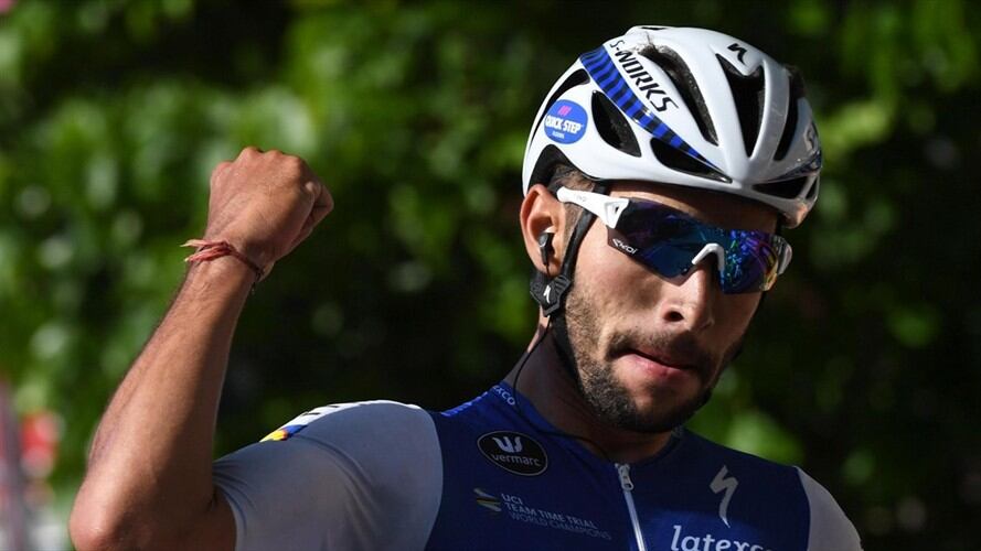 Fernando Gaviria ganó la 12ª etapa del Giro de Italia. Foto: Agencia EFE/Alessandro Di Meo
