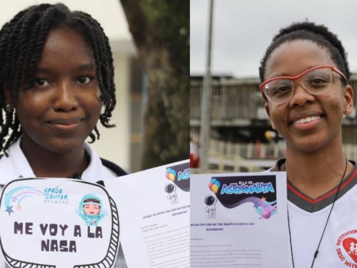 Dos niñas pereiranas fueron seleccionadas para una misión en la Nasa