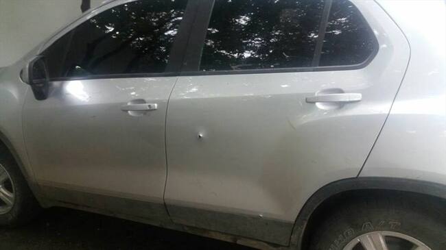 El funcionario fue interceptado por dos hombres que se movilizaban en una motocicleta. Foto: Cortesía/ Mauricio Doncel