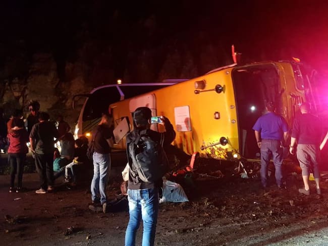 Accidente en la vía Bogotá – Girardot deja 10 heridos