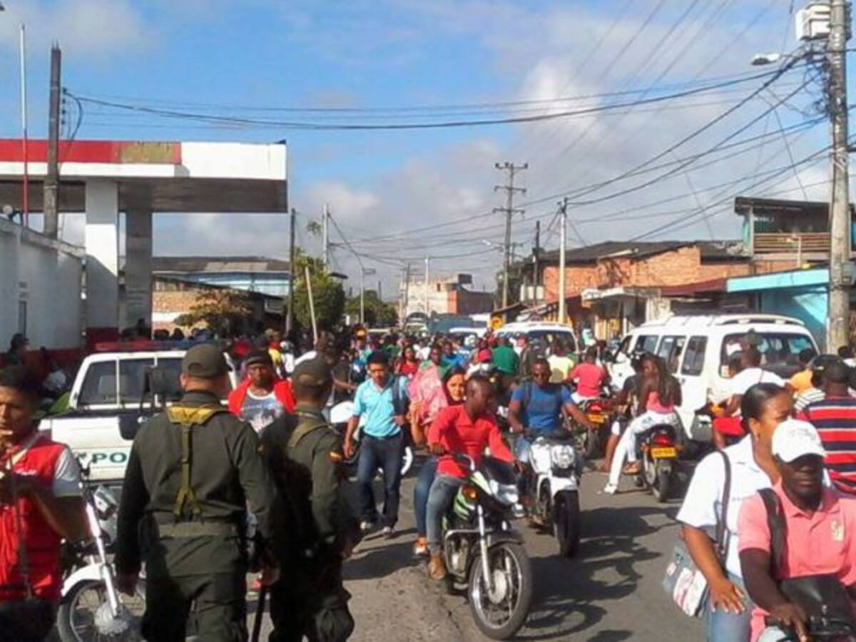 Habitantes del Tumaco protestan por desabastecimiento de combustible