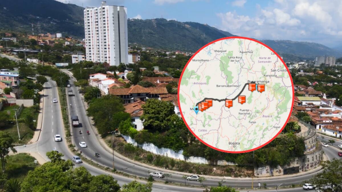 Qué es más lejos de Bucaramanga: ¿Bogotá o Medellín? Tiempo que dura el viaje en carro