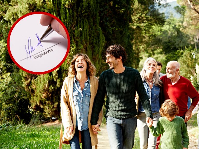 Familia // firma de una persona // Getty Images