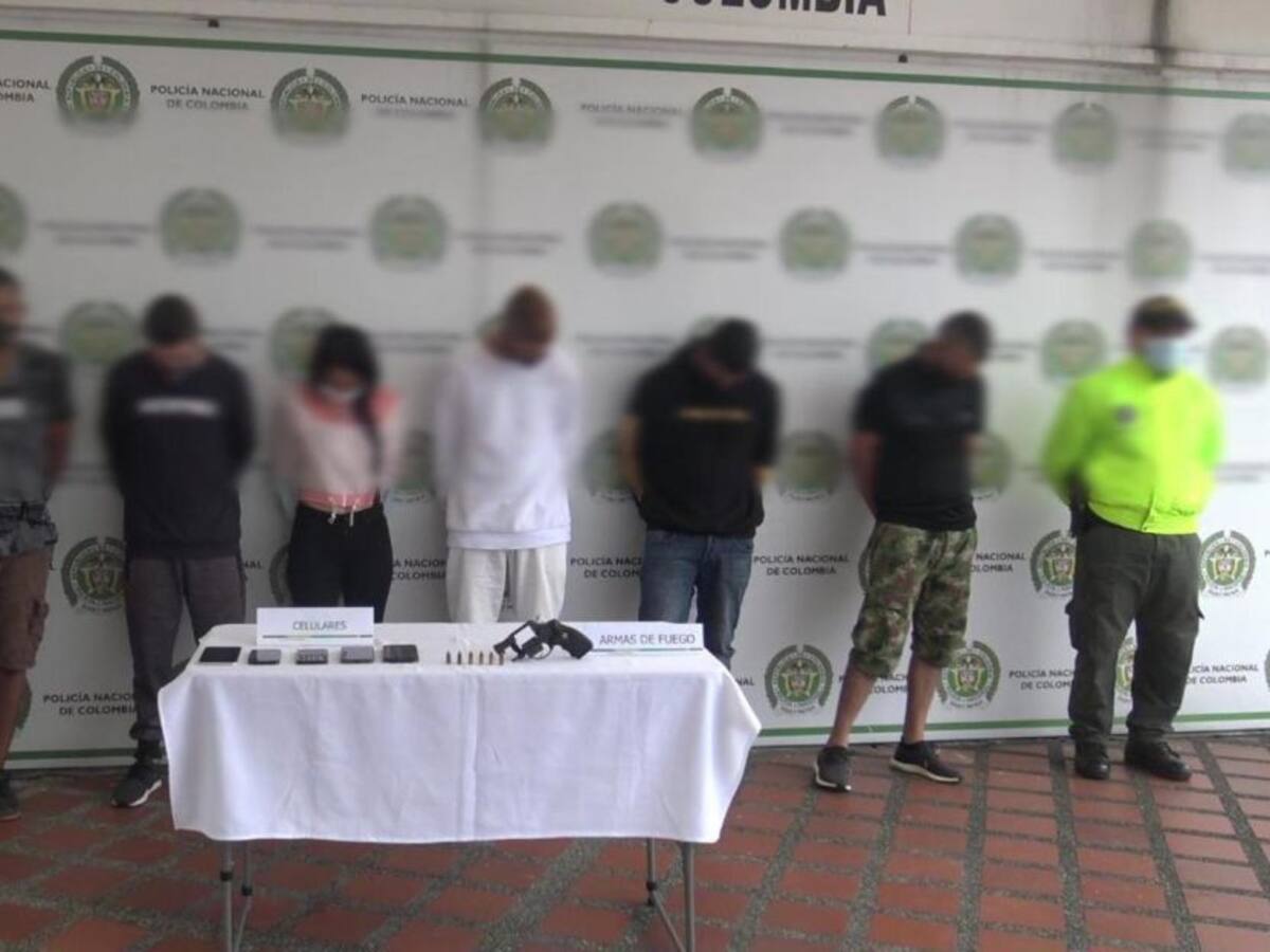 Desarticulan peligrosa banda señalada de diez homicidios en Pereira