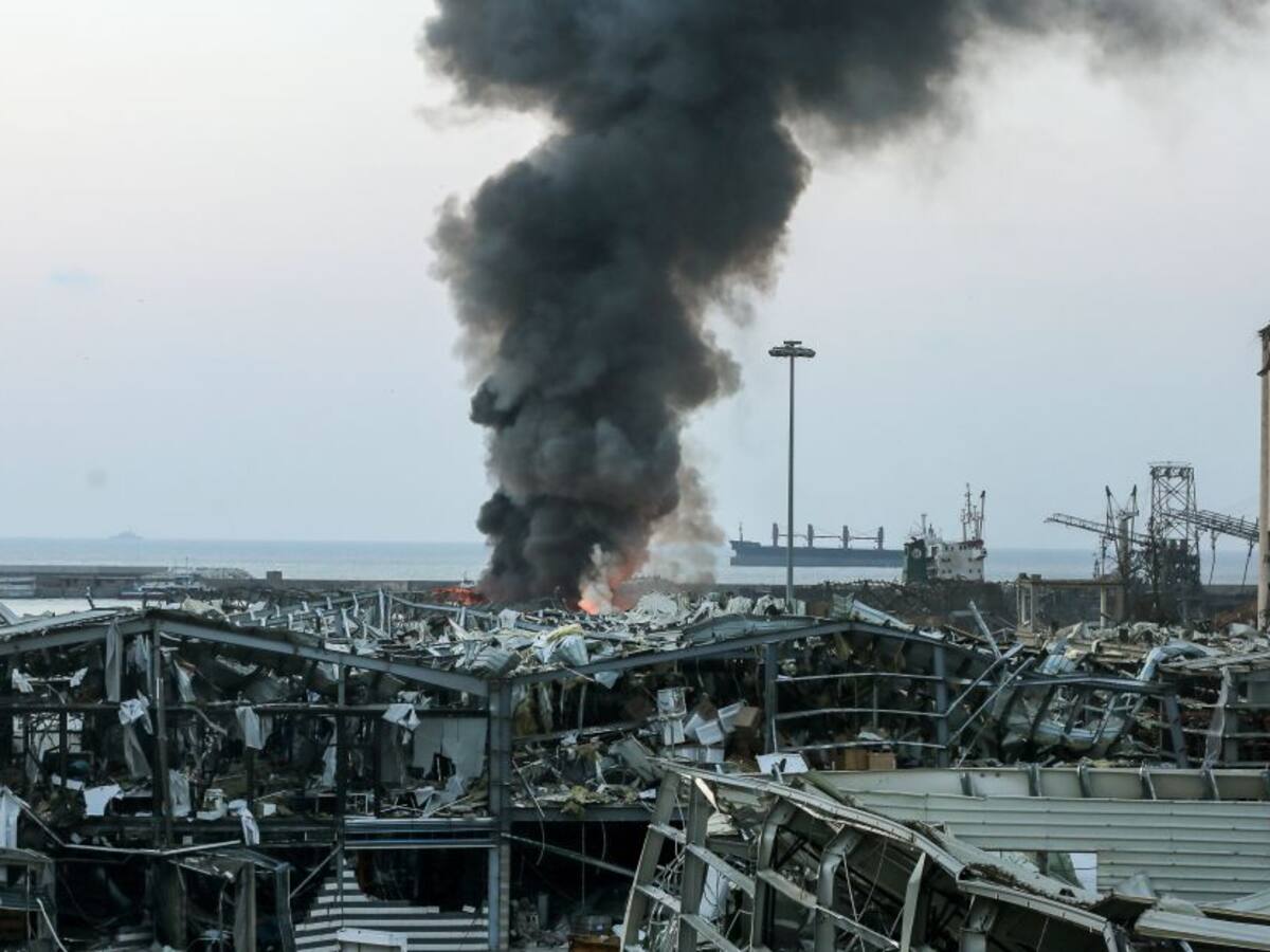 Estados Unidos señaló que explosión en Beirut pudo ser una bomba