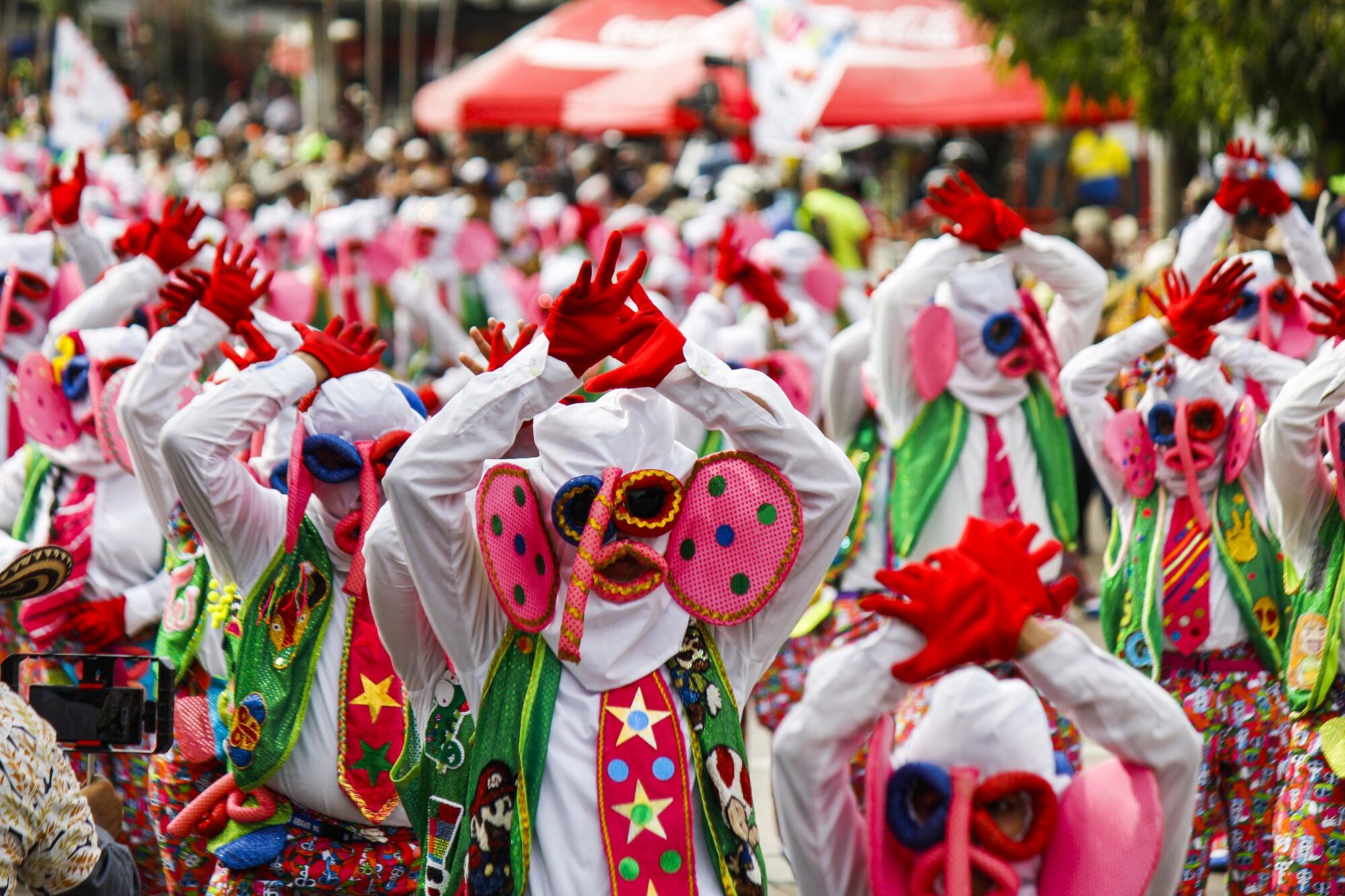 Carnaval de Barranquilla. (Photo by David Moran/Anadolu Agency via Getty Images)