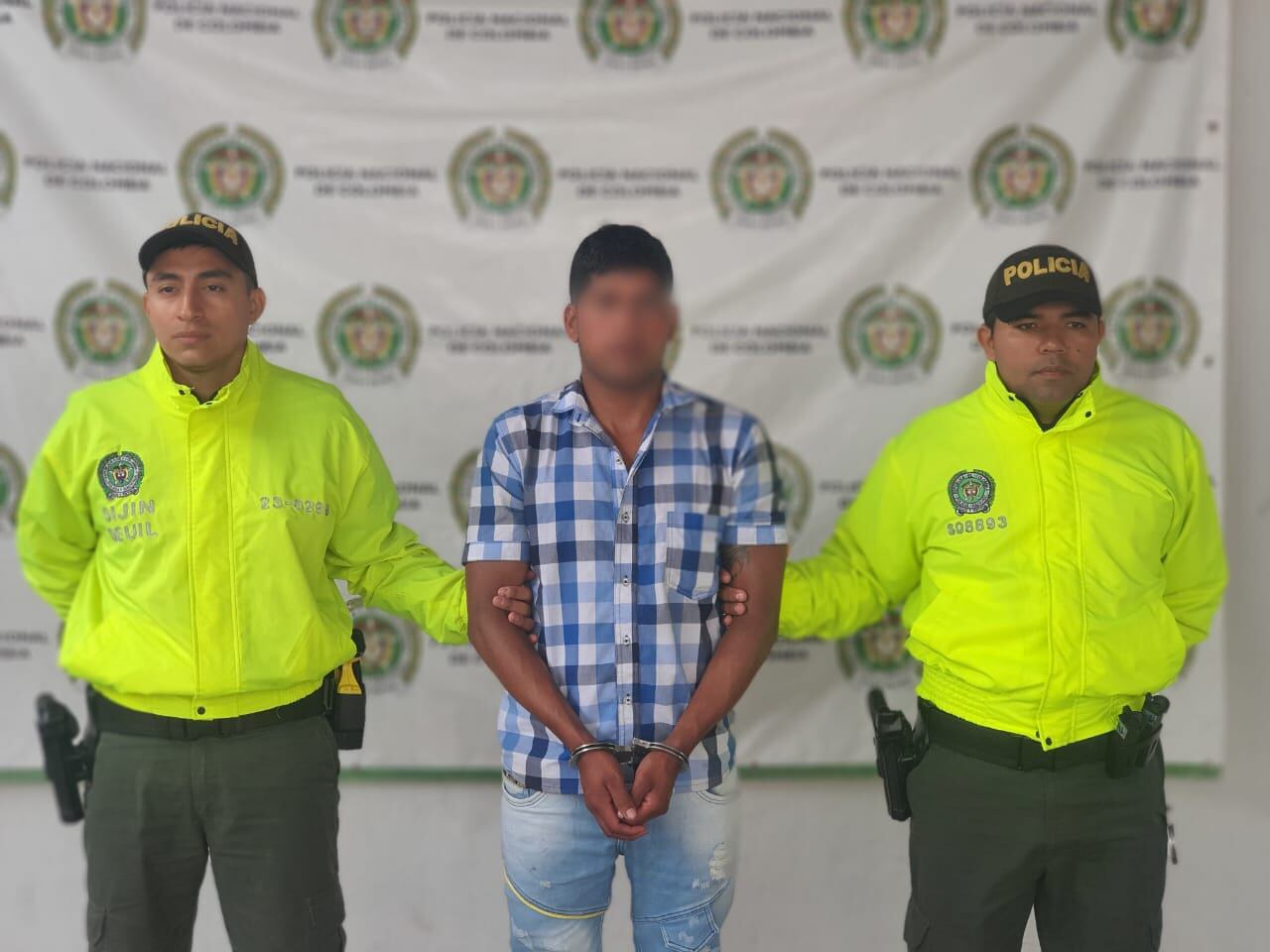 Capturan a hombre señalado de embriagar mujeres y luego violarlas en el Huila. Foto: Policía Nacional de Colombia.