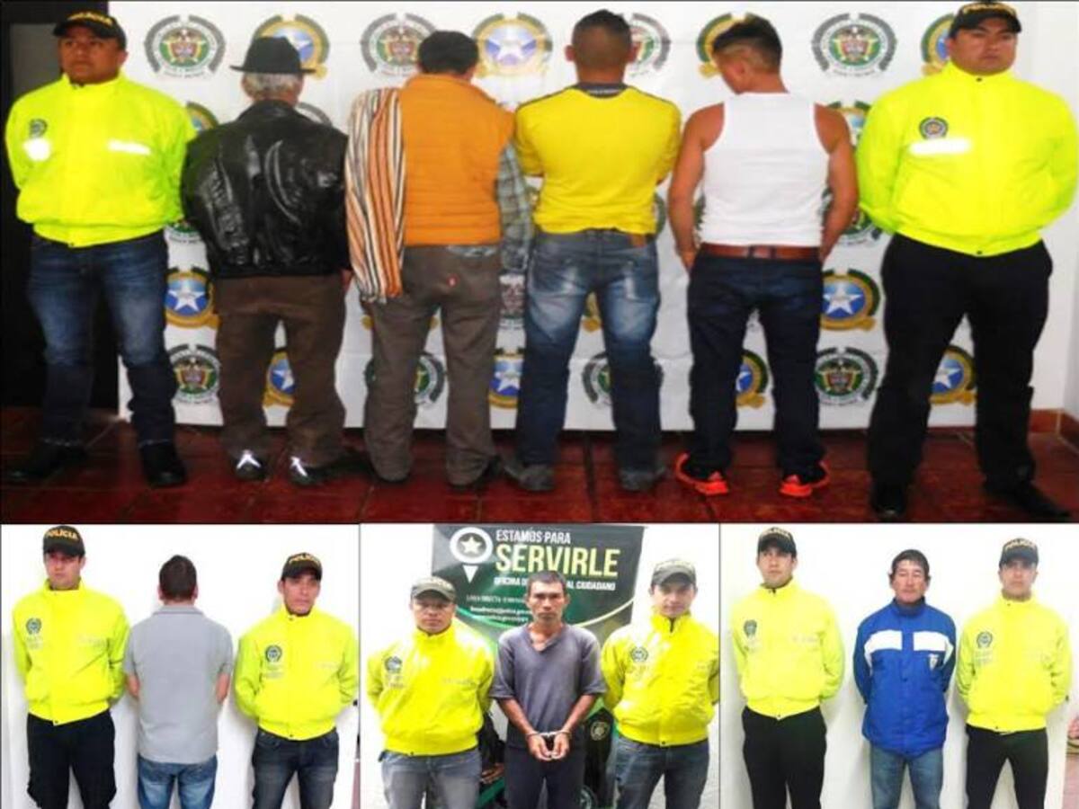 Capturan simultáneamente a 7 hombres por delitos sexuales con niños menores de 14 años en Boyacá