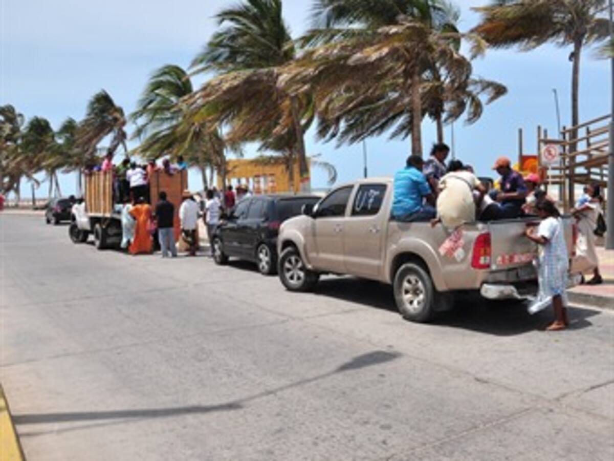 Son transportados los aborígenes Wayuu en La Guajira
