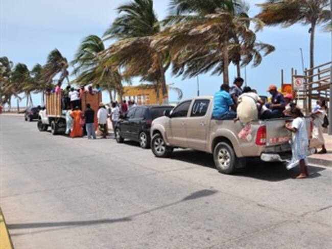 Son transportados los aborígenes Wayuu en La Guajira