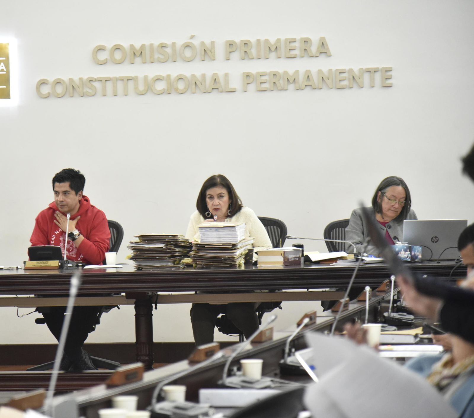 Comisión Primera del Senado. Foto: Prensa MinInterior.