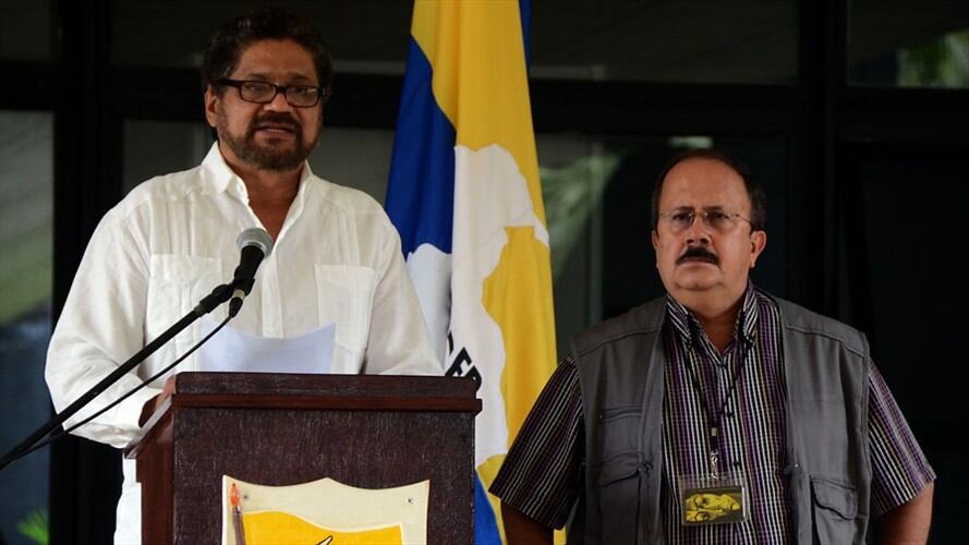 Alias Iván Márquez, de la delegación de las Farc en las negociaciones en La Habana. Foto: Colprensa