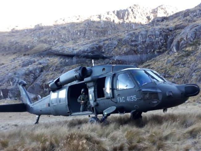 Fuerza Aérea rescató cadáveres de dos cóndores en la Sierra Nevada