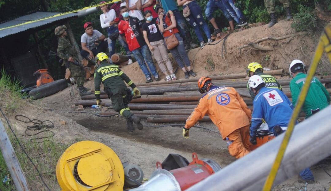 Mineros atrapados en la mina La Mestiza