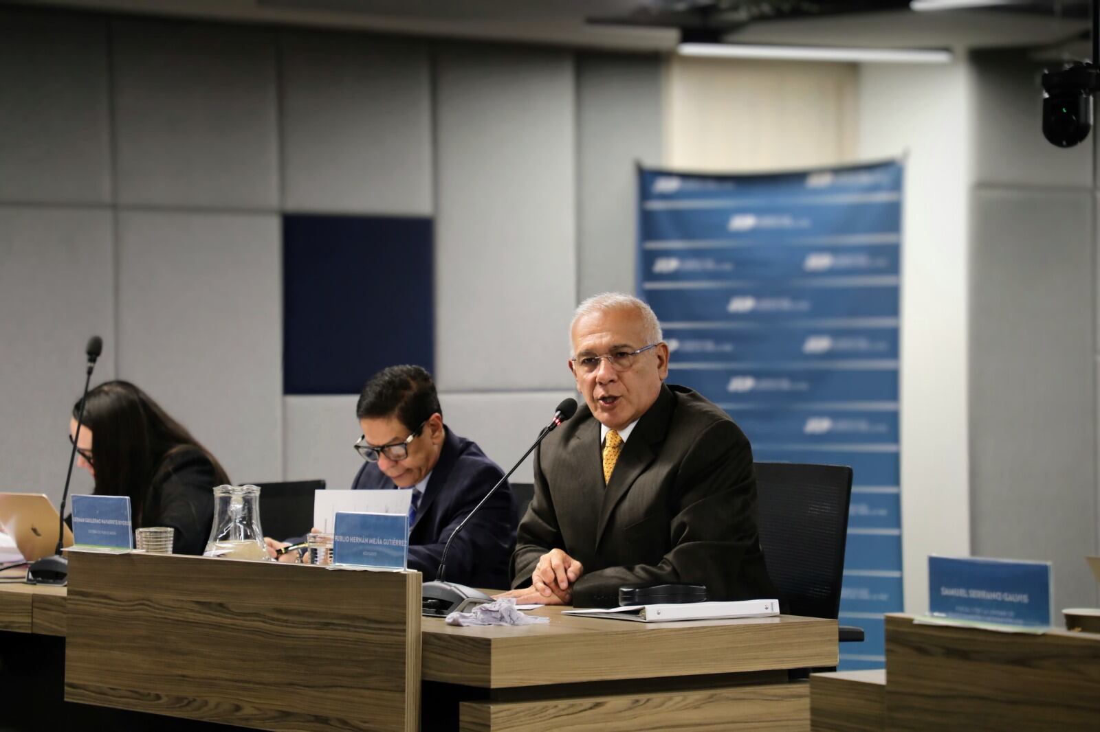 Publio Hernán Mejía acusado de falsos positivos por la JEP. Foto cortesía Mateo Sanabria | JEP