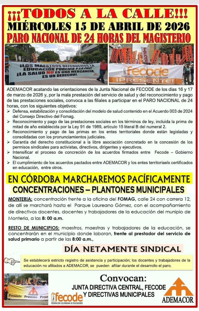 Pliego de solicitudes en Córdoba. Foto: Ademacor.