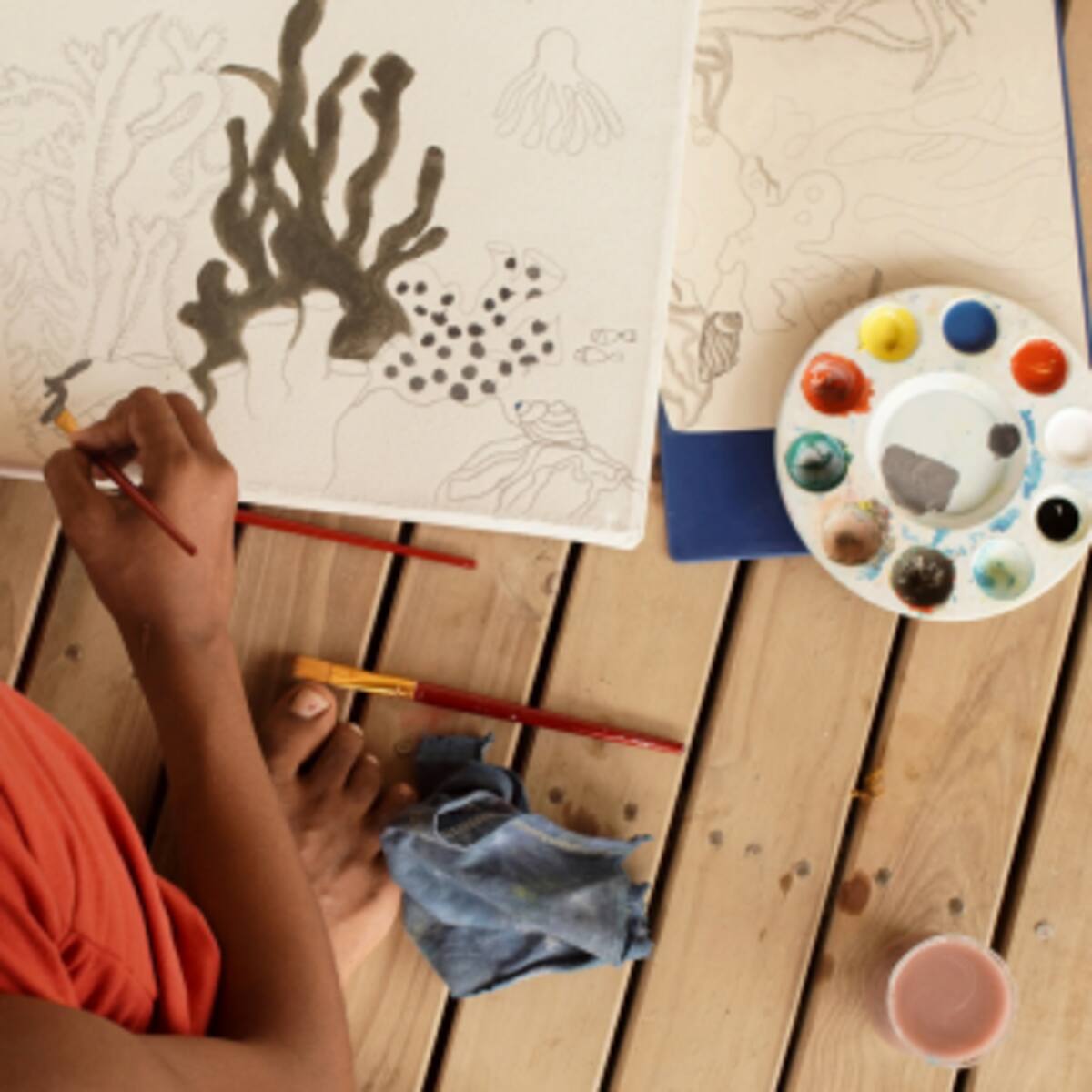 Niñas, niños y jóvenes de Isla Fuerte aprenden a contar su territorio a través del arte