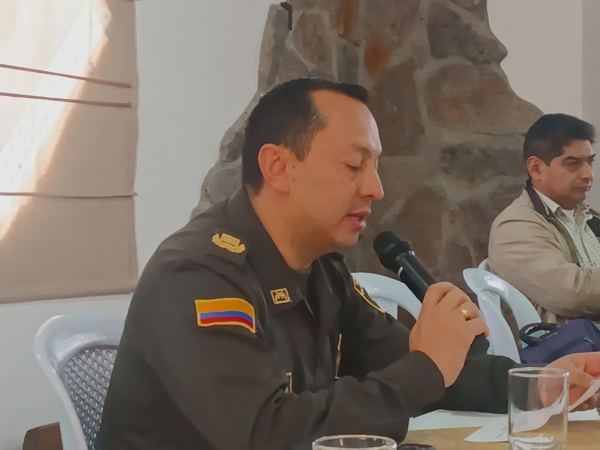 “En el occidente la comunidad puede estar tranquila”: Freddy Barbosa, comandante Policía de Boyacá